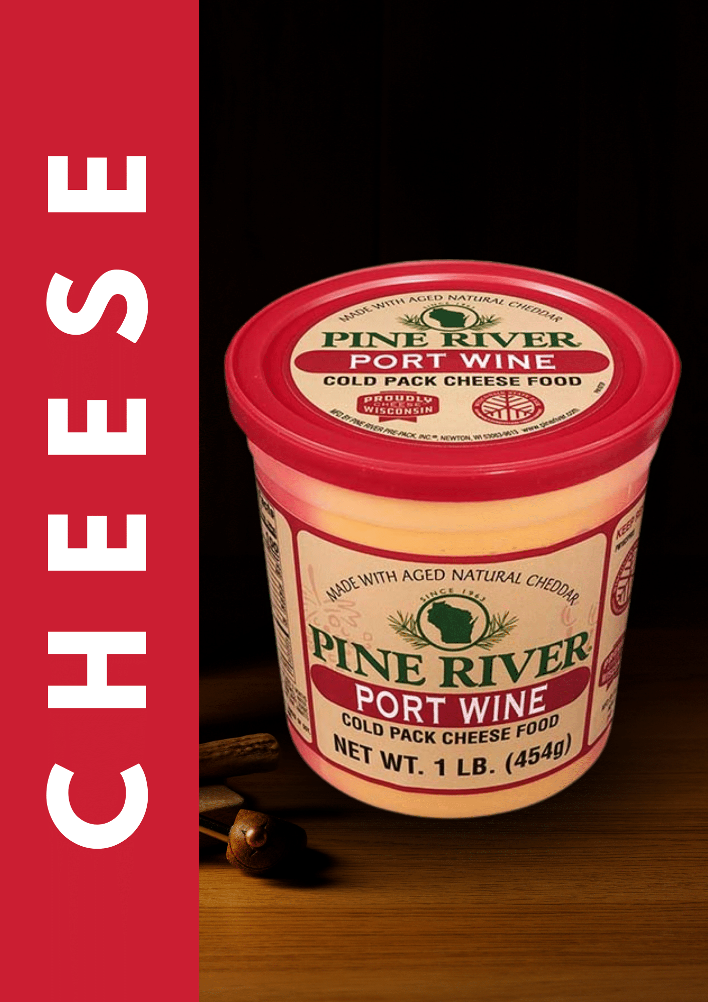 ELEANORS PORT WINE CHEDDAR SPREAD