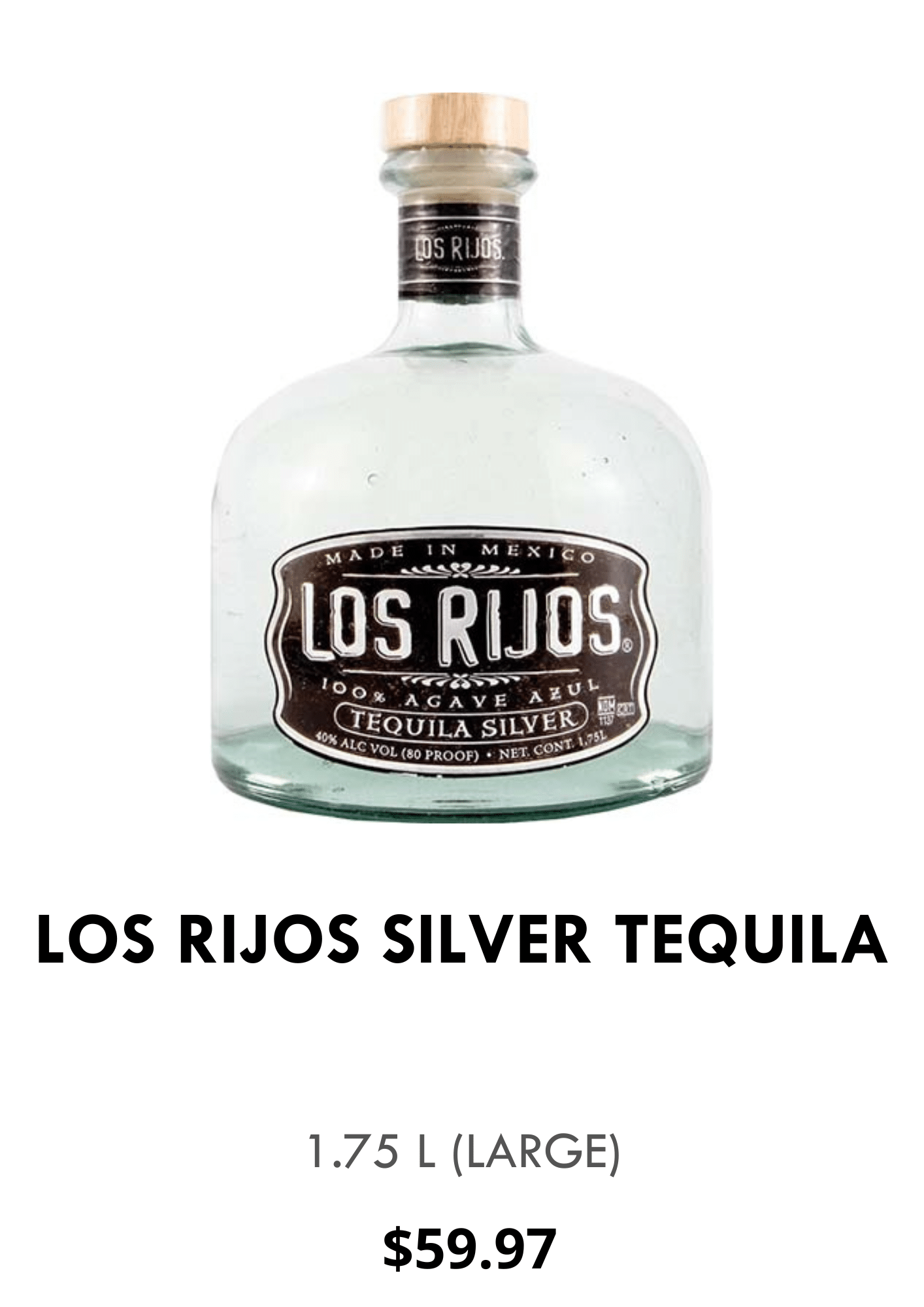 Los Rijos Silver Tequila