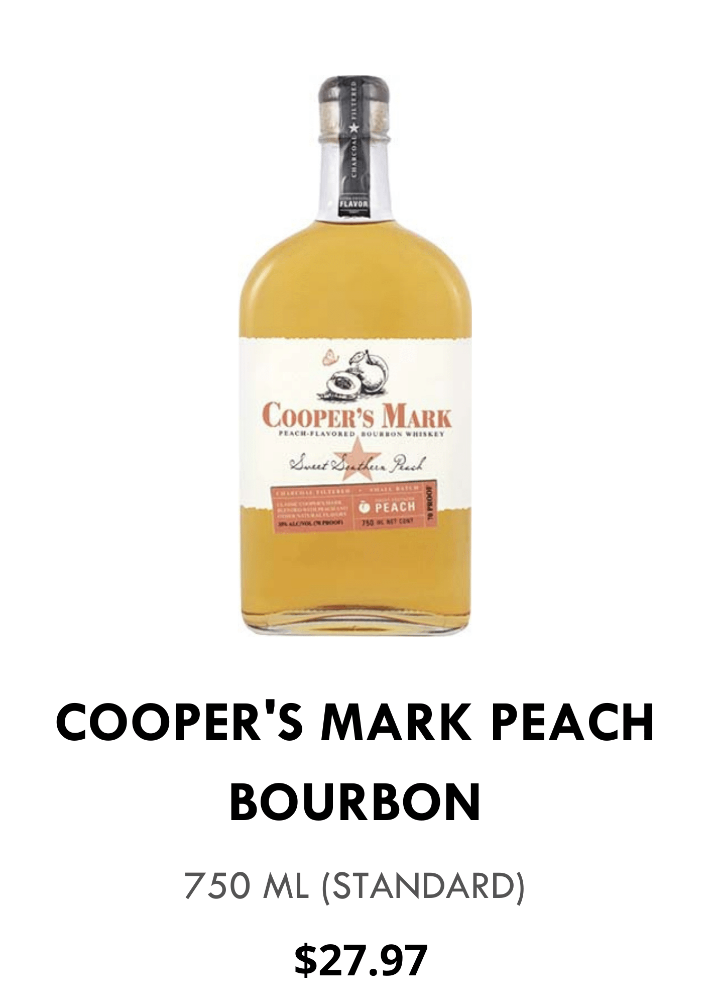 COOPER'S MARK PEACH BOURBON