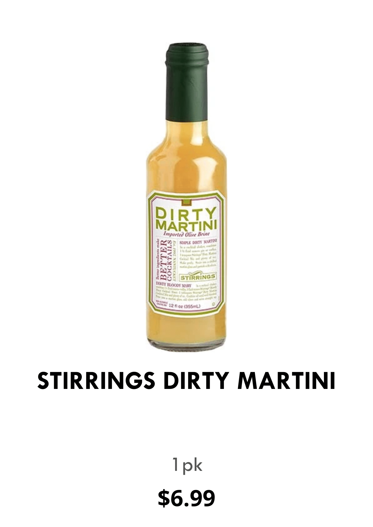 Stirrings Dirty Martini