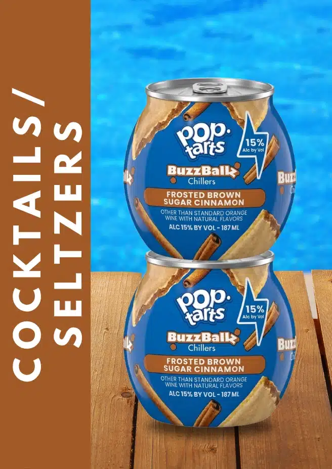 BUZZ BALLS POPTART BROWN SUGAR 187ML